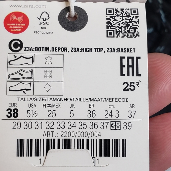 COPY - Zara Boys 5.5 - 6.5 38 EUR Navy Blue Leather Rubber Water Resistant Boots - Picture 6 of 6